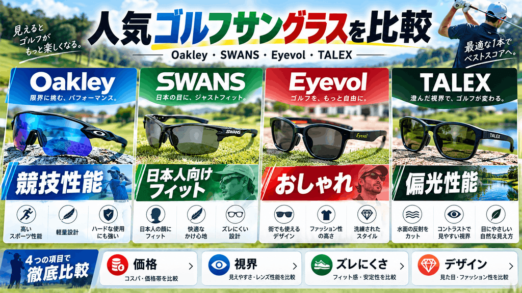 サングラスを比較